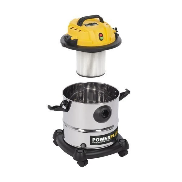 Powerplus POWX3230 Stofzuiger Nat/droog - 1200W - 20L 2 Powerplus POWX3230 Stofzuiger Nat/droog - 1200W - 20L - Afbeelding 2