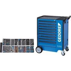 Gedore 1500 ES-02-2004 Gereedschapwagen Gevuld - 207-delig - 2657708 -Makita || Bosch || Stanley Verkoop e45979cf8791e7b6767198f8731fdcb4