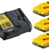 DeWalt DCB115D3 18V Li-Ion Accu Starterset (3x 2.0Ah) + Lader - DCB115D3-QW