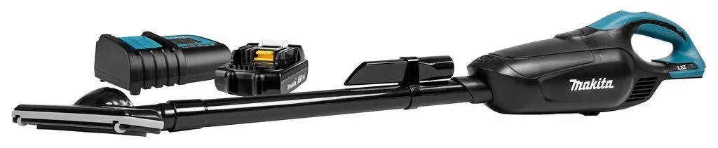 Makita DCL182SYB 18V Li-Ion Accu Stofzuiger Set (1.5Ah) - Zwart 1 Makita DCL182SYB 18V Li-Ion Accu Stofzuiger Set (1.5Ah) - Zwart