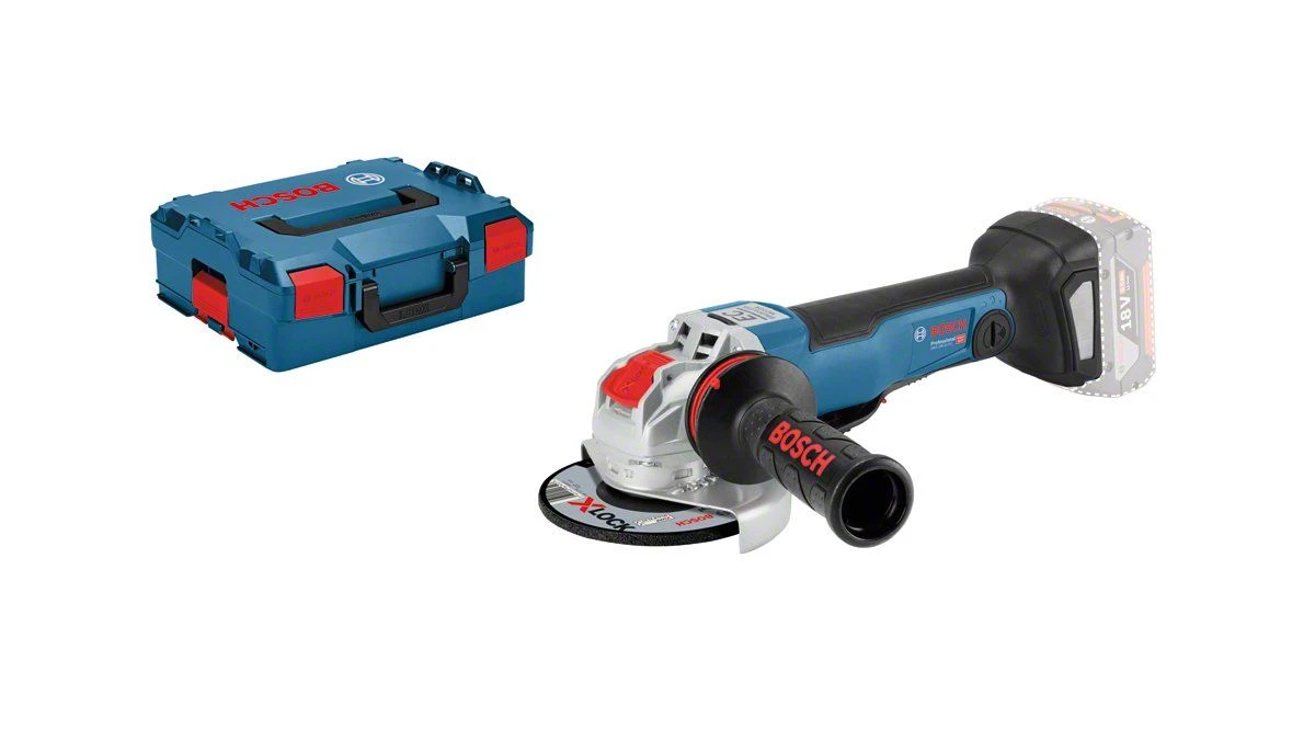 Bosch GWX 18 V-10 PC 18V Li-Ion Accu X-LOCK Haakse Slijper Body In L-Boxx - 125mm - Koolborstelloos - Simply Connected - 06017B0700 1 Bosch GWX 18 V-10 PC 18V Li-Ion Accu X-LOCK Haakse Slijper Body In L-Boxx - 125mm - Koolborstelloos - Simply Connected - 06017B0700