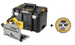 DeWalt DWS520KT Invalzaag In TSTAK - 1300W - 165mm Met Extra Zaagblad