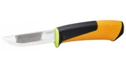 Fiskars 1023619 Heavy Duty Mes Met Slijper (groen)