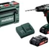 Metabo BS 18 18V Li-Ion Accu Boor-/schroefmachine Set (2x 2.0Ah Li-POWER Accu) In MetaBOX - 602207560