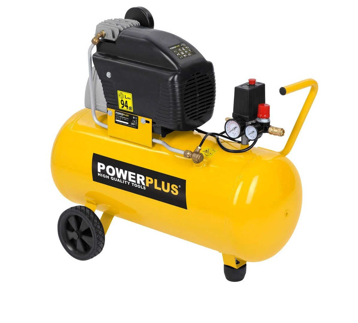 Powerplus POWX1760 Compressor - 1500W - 50L - Olie 4 Powerplus POWX1760 Compressor - 1500W - 50L - Olie - Afbeelding 4