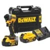 DeWALT DCF850P2T-QW 18V Li-ion XR Accu Slagschroevendraaier Set (2x 5.0Ah) In TSTAK Koffer