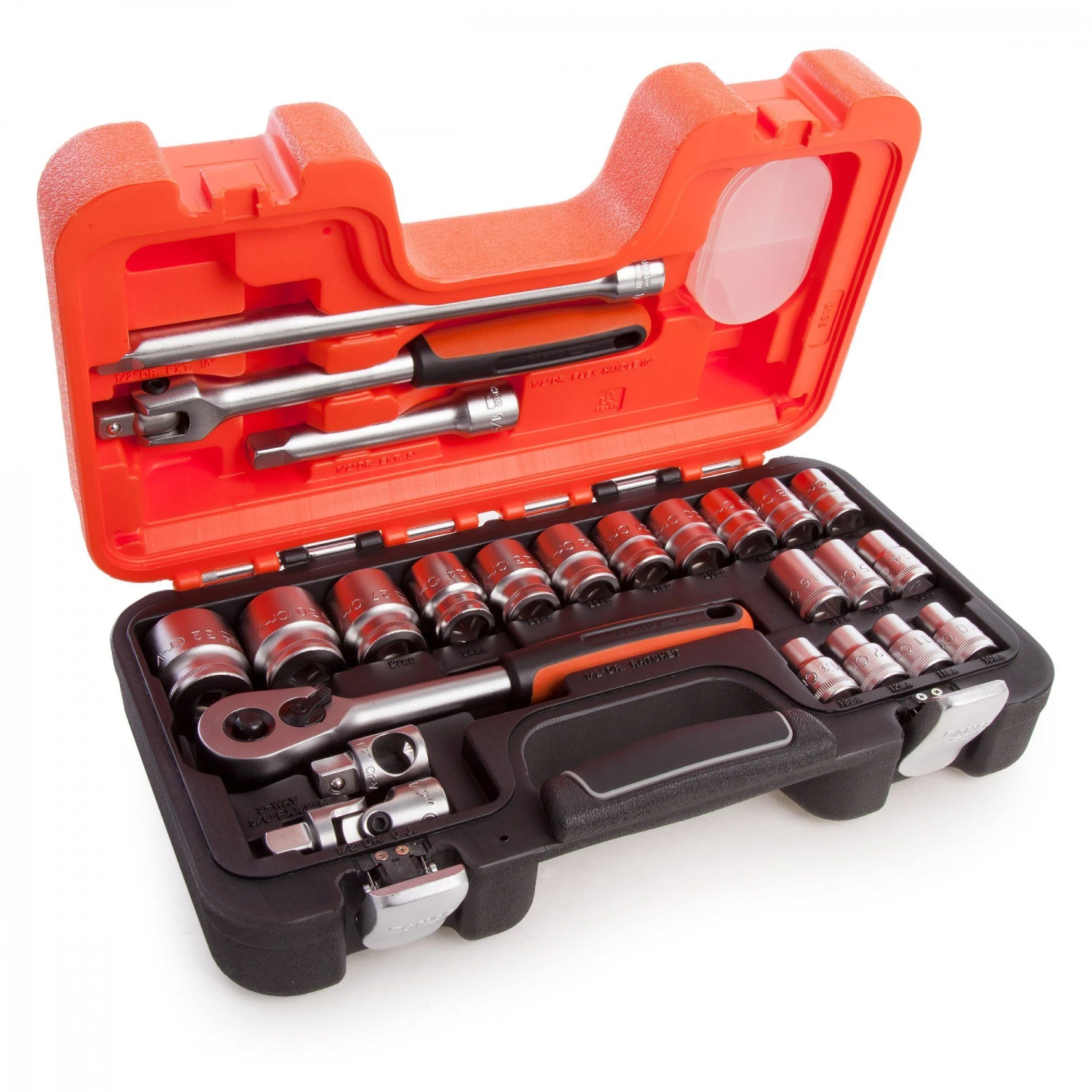 Bahco S240 24-delige Ratel- En Doppenset - 1/2" 1 Bahco S240 24-delige Ratel- En Doppenset - 1/2"