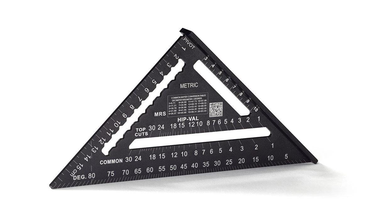 Hultafors MRS Metric Rafter Square - 18 Cm - 257010 2 Hultafors MRS Metric Rafter Square - 18 Cm - 257010 - Afbeelding 2