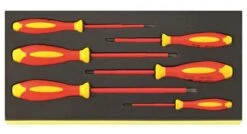 Stahlwille 96838766 6-delige VDE Schroevendraaierset In TCS-inleg - PH/Sleuf - 96838766