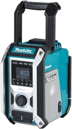 Makita DMR114 10,8-18V Li-Ion Accu Bouwradio - Bluetooth - Werkt Op Netstroom & Accu