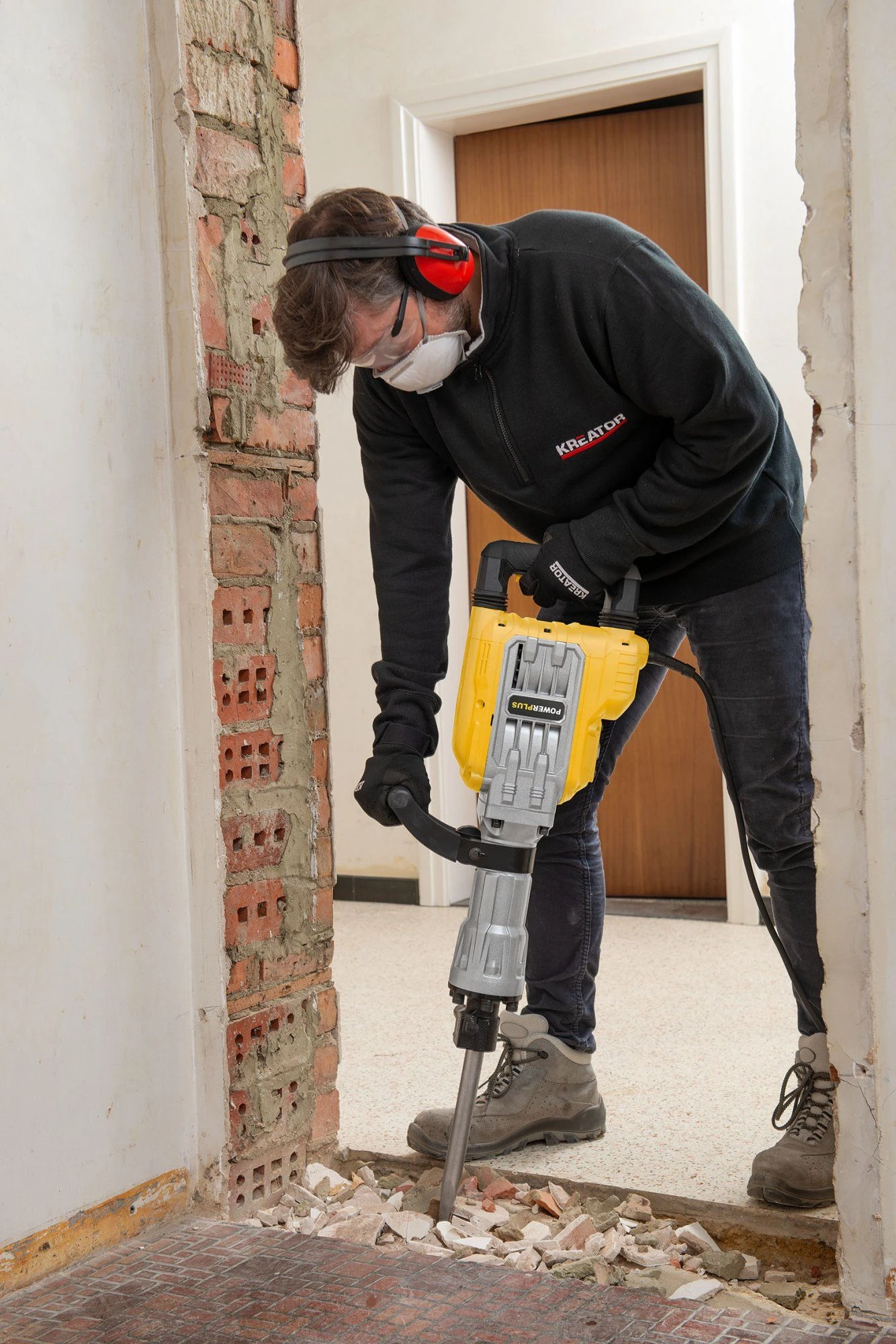 Powerplus POWX11861 HEX Breekhamer In Koffer 1700W - 60J 8 Powerplus POWX11861 HEX Breekhamer In Koffer 1700W - 60J - Afbeelding 8