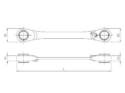 Sonic 600203 4 In 1 Ring/ratel In Etui - 2 Delig -Makita || Bosch || Stanley Verkoop fe646a8b8872230fa47d8aa352365d06