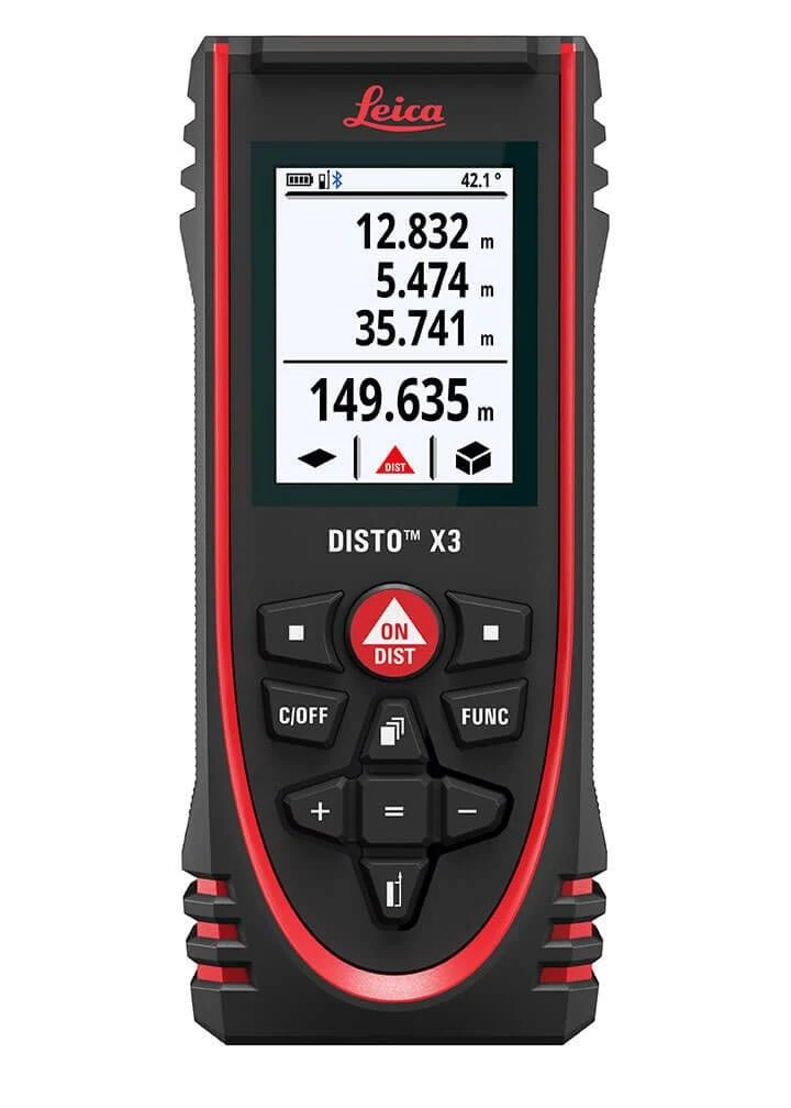 Leica Disto X3 Afstandsmeter In Tas - Bluetooth - 150m - 850833 2 Leica Disto X3 Afstandsmeter In Tas - Bluetooth - 150m - 850833 - Afbeelding 2